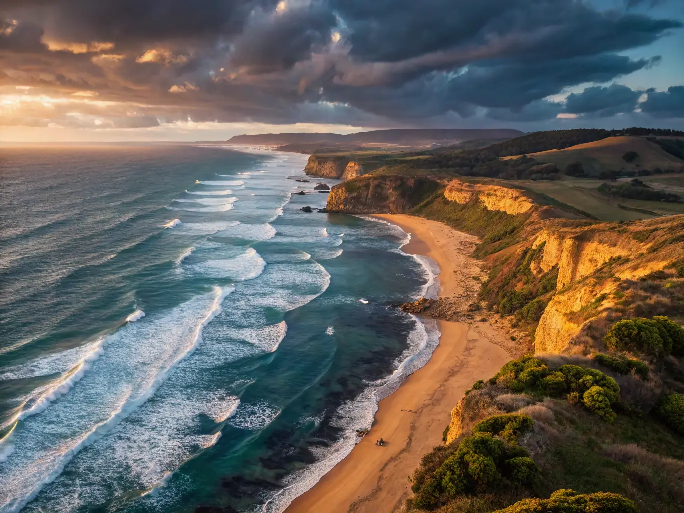 A scenic view of the Saint-Georges-de-Didonne coastline, showcasing the natural beauty the association is dedicated to protecting. The image should convey a sense of tranquility and environmental stewardship.